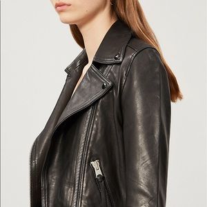 ALL SAINTS DALBY BLACK JACKET SIZE 6 FITS 4—TRADE?